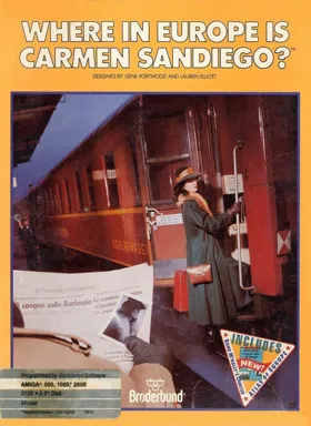 Where in Europe is Carmen Sandiego_Disk1 box cover front